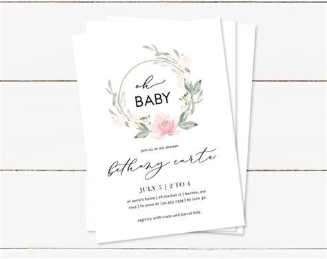 Baby Shower Invitation. #babyshower #babyshowerinvite #babyshowerideas #babyshowerboy Wedding ...