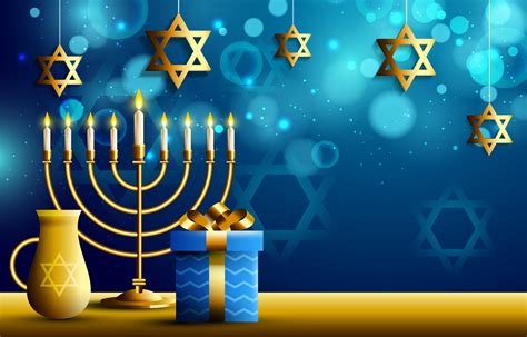 Happy Hanukkah Background 13115715 Vector Art at Vecteezy