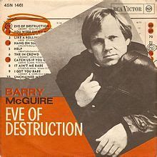 Barry McGuire – Eve of Destruction Lyrics | Genius Lyrics