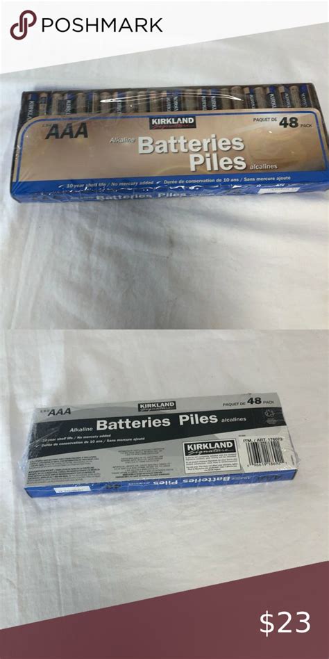 Kirkland Signature AAA Alkaline Batteries, 48-count Conservation, Shell, Alkaline Battery ...