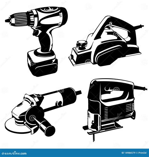 Machines-outils illustration de vecteur. Illustration du simplicité - 14986579