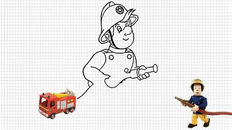 Fireman Sam Drawing