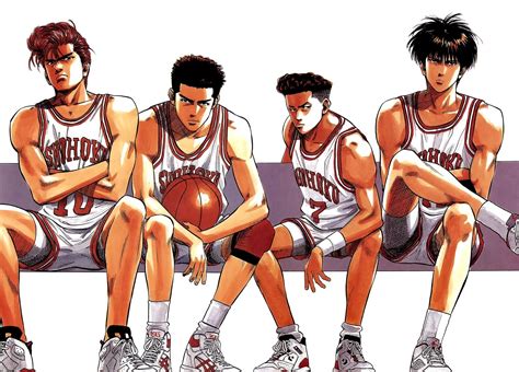 slam, Dunk, Rukawa, Kaede, Sakuragi, Hanamichi, Miyagi, Ryouta, Mitsui ...