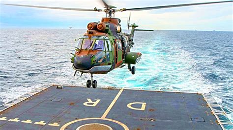 Helicopters Landing and Takeoff on Ships - YouTube