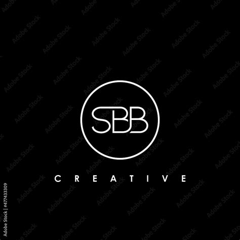 SBB Letter Initial Logo Design Template Vector Illustration Stock Vector | Adobe Stock