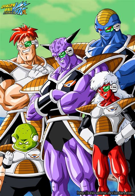 The ginyu force - Coloured by Ezio-anime.deviantart.com on @DeviantArt Dragon Ball Z, Dragon ...