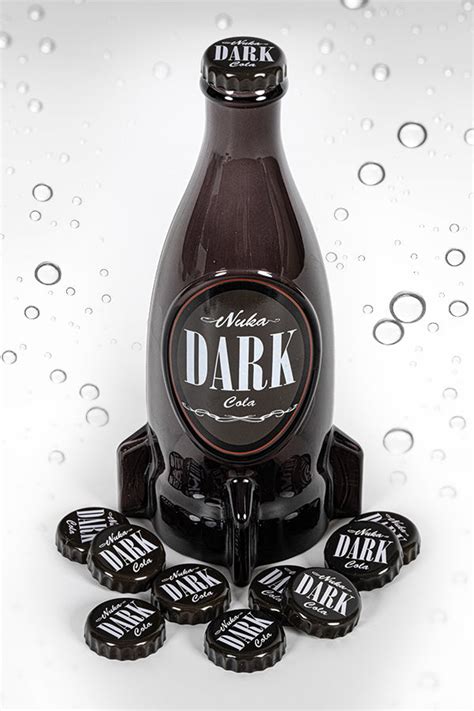 Fallout Nuka-Cola Dark Glass Bottle & Caps – Bethesda International Gear Store