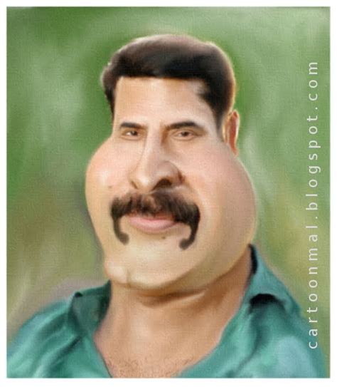 My Cartoons Thoughts: Mammootty Digital Caricature