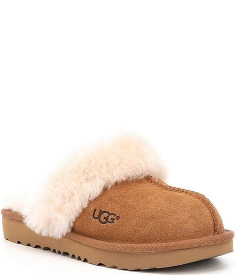 UGG Kids' Cozy II Suede Slip-On Slippers (Youth) | Dillard's