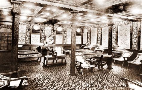 Inside the Titanic: When the huge ship sank in 1912, here's what the luxurious interior looked ...