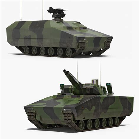 KF41 Lynx Tank Rigged Collection 3D-Modell - TurboSquid 1379596