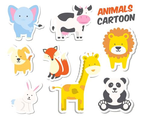 Cute Animals Vector Vector Art & Graphics | freevector.com