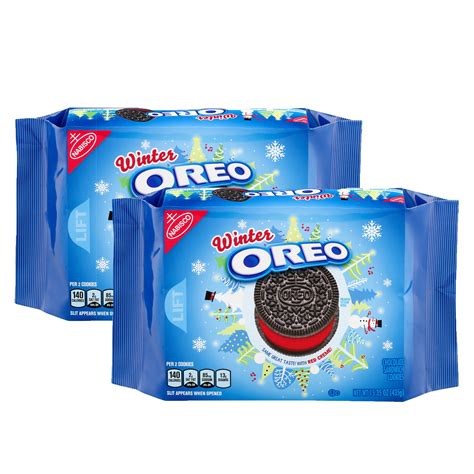 Nabisco Oreo Winter Chocolate Sandwich Cookies, 15.35 Oz. - Walmart.com