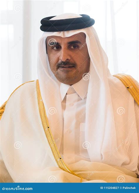 Kh Tamim Bin Hamad Bin Khalifa Al Thani, The Emir Of Qatar And Klaus ...