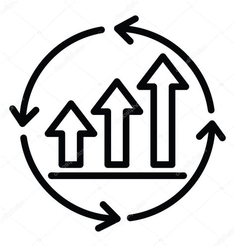 Continuous Improvement Vector Icon — Stock Vector © vectorsmarket #170986558