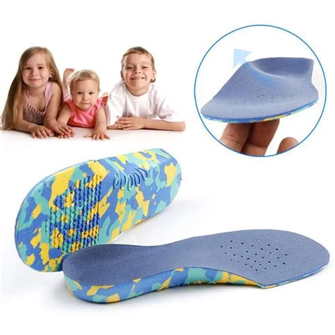 FVL Kids Children Flat Feet Arch Support Insoles Orthotic Orthopedic Shoe Inserts S M L XL XXL ...