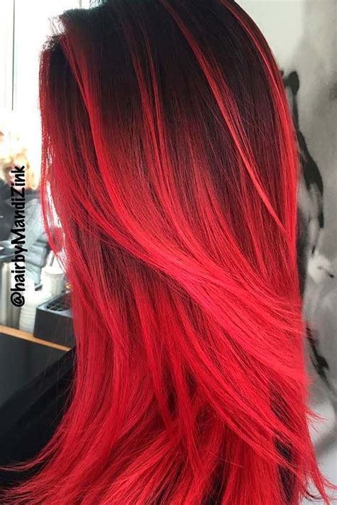 Gorgeous Red Ombre Hair Styles You Know You Want To Try | Red ombre ...