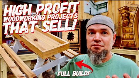 5 More Woodworking Projects That Sell - Low Cost High Profit - Make Money Woodwo… | Woodworking ...