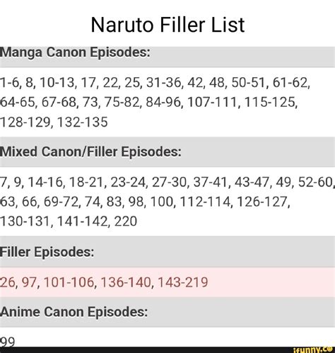 Naruto Filler List: A Complete Guide To The Non-Canon Episodes