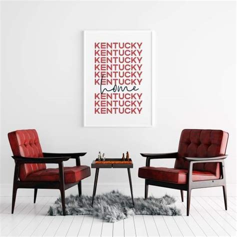 Home is Kentucky | home state design | wanderlust gifts and home decor