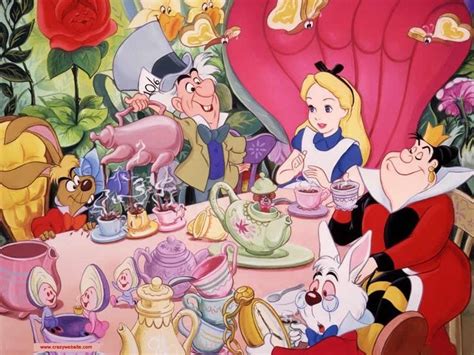 disney alice in the wonderland tea party desktop wallpaper - Google ...