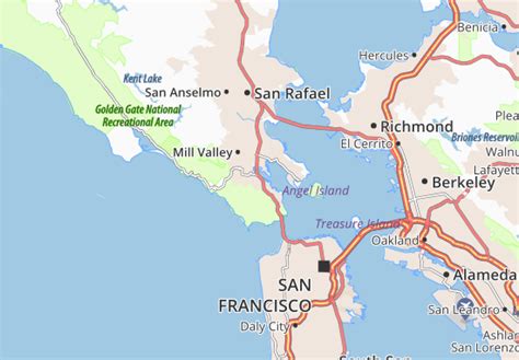 MICHELIN Marin City map - ViaMichelin