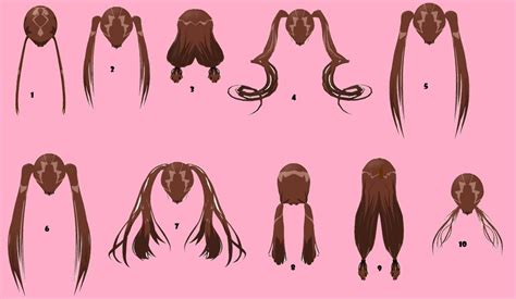 Pigtails | Drawing hair tutorial, Pigtail hairstyles, Tail hairstyle
