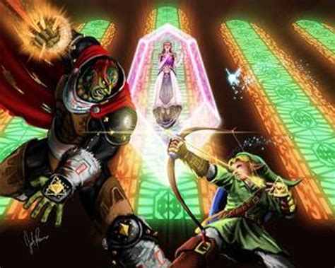 Link Vs. Ganondorf - OoT Fan Art : r/zelda