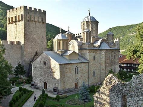 Manastir Manasija | Serbia and montenegro, Byzantine architecture, Serbia