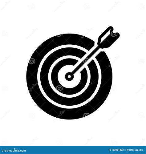 Black Purpose Isolated Vector Icon. Simple Element Illustration From ...