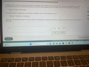 Answered: Phosphoric acid, which is commonly used… | bartleby