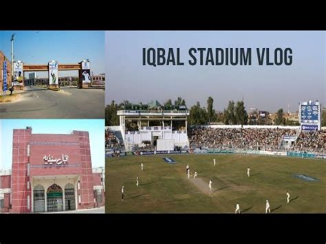 Iqbal stadium Faisalabad Vlogs | International cricket stadium | Ashtar ...