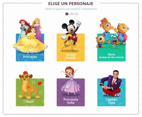 Mundo Disney Cumpleaños Mágico: registrarse o crear cuenta