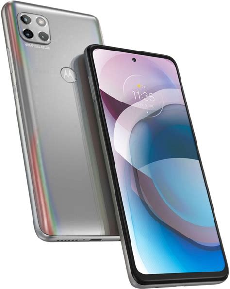 Motorola One 5G Ace 2021 (Unlocked) 128GB Memory – Frosted Silver – Topaz Electronics