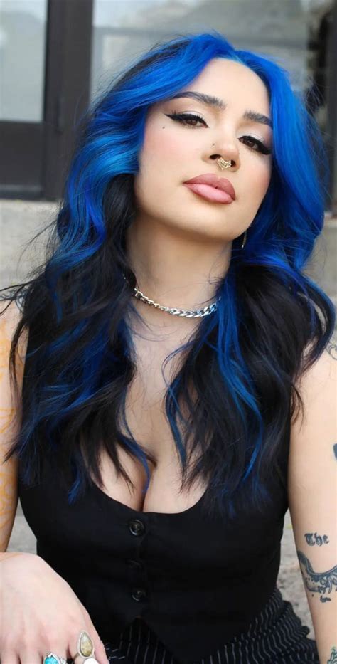 20 Unconventional Hair Color Ideas to Make a Statement : Electric Blue ...