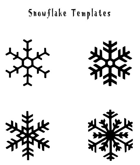 Snowflake Patterns To Trace