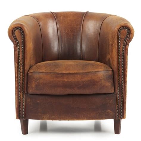 Stylish And Comfortable Small Leather Club Chair Photos 61 | Chair Design