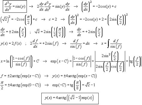 Equation différentielle non linéaire : exercice de mathématiques de ...