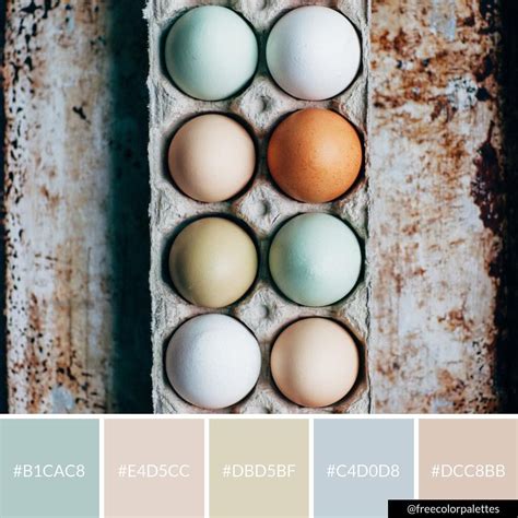 Eggs | Muted Pastels |Color Palette Inspiration. | Digital Art Palette And Brand Color Palette ...