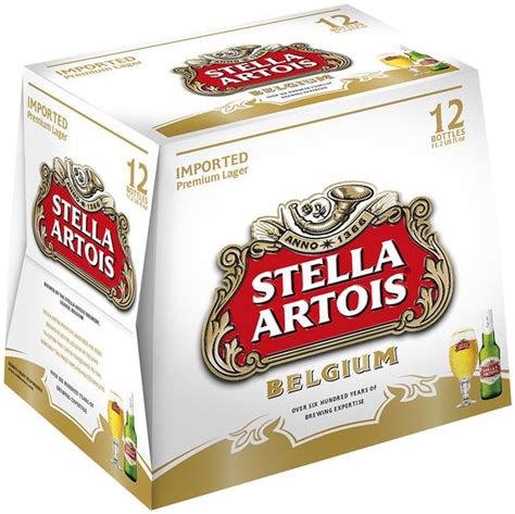 STELLA ARTOIS 12OZ BOTTLE 12PK - Mesa Liquor