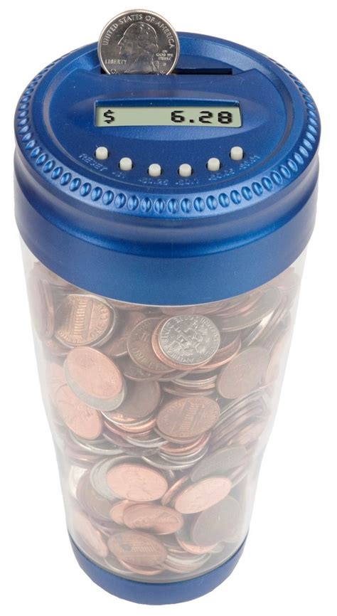 Auto Coin Jar will store your loose change as well as display the total ...