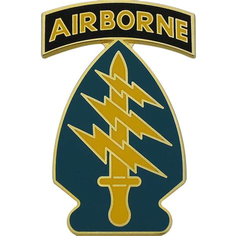 Army CSIB Special Forces Group with Airborne Tab – Vanguard Industries