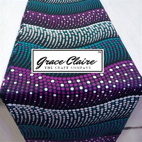 Ankara Fabric | Beautiful Purple and Turquoise African Print