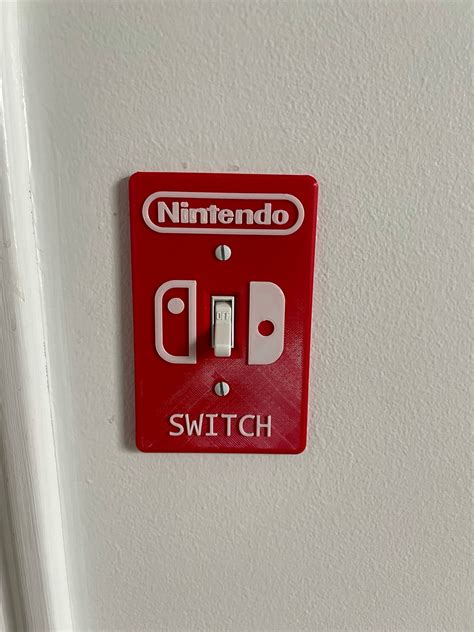 Nintendo Switch Light Switch Plate - Etsy