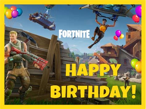 Fortnite Birthday Poster Banner | ubicaciondepersonas.cdmx.gob.mx