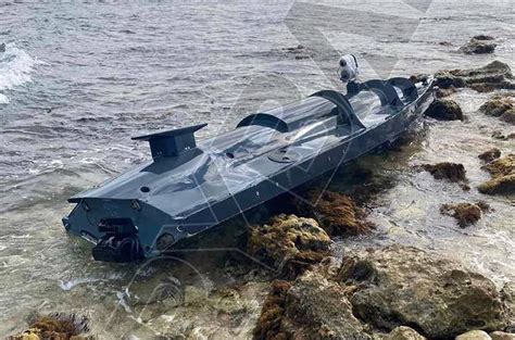 A mysterious ukrainian naval drone discovered off Crimea - NAE