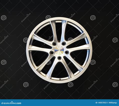 Car wheel hub stock image. Image of chrome, automobile - 14057053