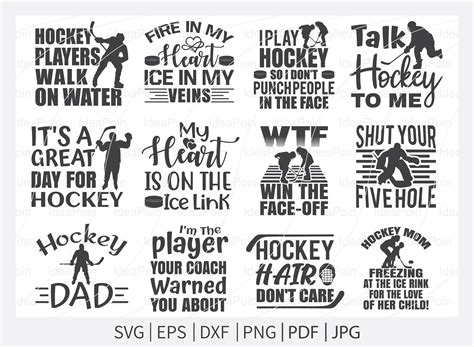 Ice Hockey SVG Hockey Quotes Svg Let's Watch Ice Hockey - Etsy