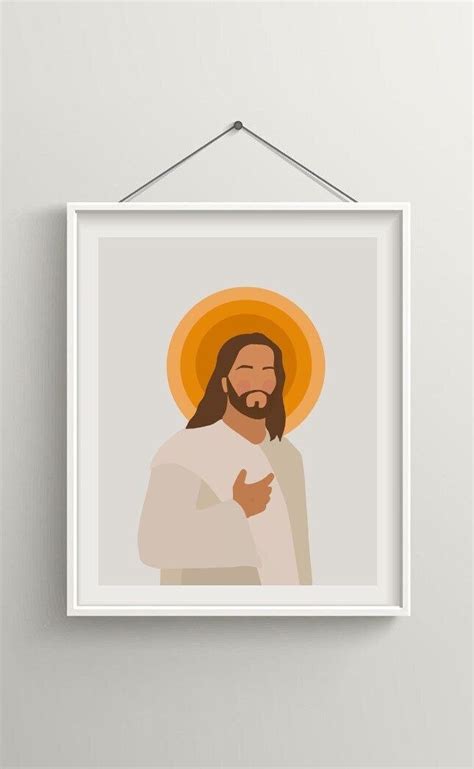 Jesus is the light jesus christ religious artwork print jesus christ ...