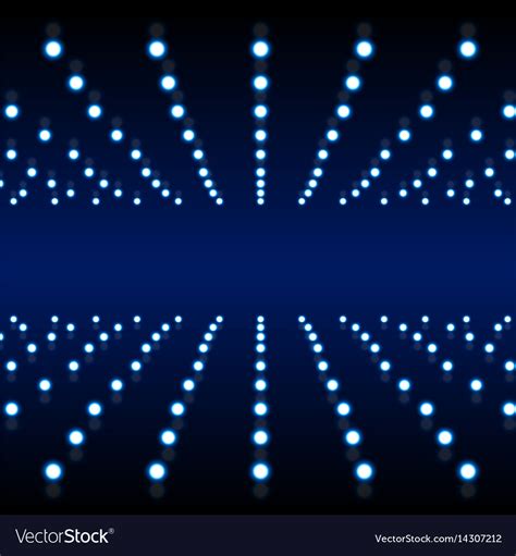 Blue neon light effect background Royalty Free Vector Image